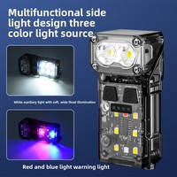 Lampada Frontale a LED con Sensore di Movimento, Rotazione a 360°, Impermeabile IP65, Lunga Durata della Batteria al Litio, Luce Potente per Campeggio e Pesca Notturna
