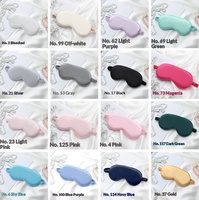 Masque de sommeil en satin de soie personnalisé avec logo, double face, pour la nuit, avec sangle élastique