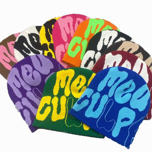 Gorros de Punto Jacquard Personalizados a Buen <span class=keywords><strong>Precio</strong></span>, Gorros Multicolores con Patrones de Camuflaje y Cuadros para Mayor Calidez - Product Image 1
