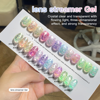 Vernis à ongles gel UV 2025 Ibdgel Lens Streamer 8g, non toxique, séchage LED/UV, 40 couleurs, OEM pour nail art