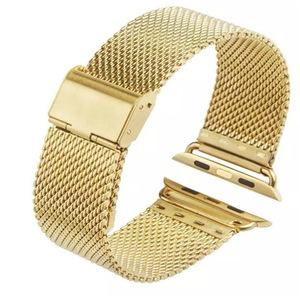 Nuevo estilo de malla gruesa <span class=keywords><strong>correa</strong></span> Milanesa De metal de acero inoxidable para reloj <span class=keywords><strong>apple</strong></span> <span class=keywords><strong>watch</strong></span> banda - Product Image 2