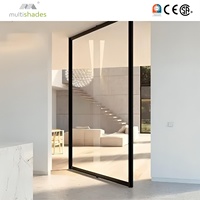 Porta in vetro multisala di fascia alta con vetro temperato porta in vetro moderno vetro residenziale di alta qualità ingresso cancello principale