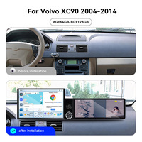 Écran ZWNAV 13,1"+12,3" pour Volvo XC90 2004-2014 Android 15 CarPlay sans fil DSP GPS Navi Autoradio Stéréo 4G WiFi 360 OEM