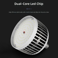Ampoule LED haute puissance 30W-150W E27 6000K sans scintillement, lumière douce pour l'éclairage intérieur de la maison et des entrepôts