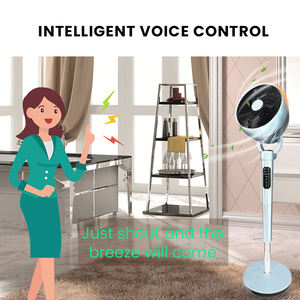 Ventilador de Pedestal de Pie con Color Personalizable, Altura Ajustable Mecánicamente, Temporizador, Bajo Ruido, para Uso Doméstico, Exterior y en Hoteles - Product Image 5