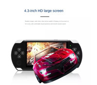Console de jeu portable X6 8 Go, compatible SFC/FC/GB/MD, design portable HD, 10000 jeux rétro intégrés, résolution 4K, extension 32 Go