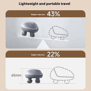 Nuevo Mini Masajeador Eléctrico Recargable de Mano para el Cuero Cabelludo con 3 Velocidades e Infrarrojo Rojo para el Crecimiento del Cabello - Product Image 4
