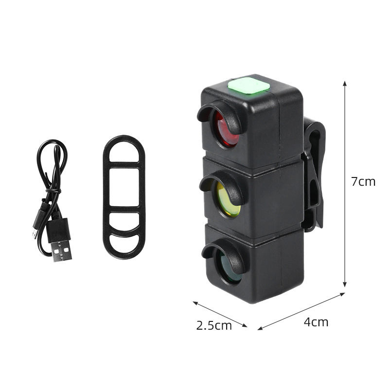 Three-color creative taillights