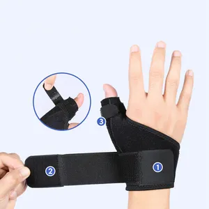 Wholesale Neoprene Wrist Support Anti Sprain Bands Thumb Support Finger Joint Protection Wrist Steel Plate