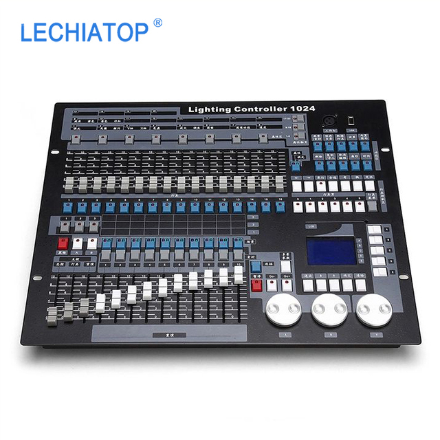1024 Channel DMX Console Stage Lighting Controller DMX512 4 Output with Scene Programming for Club Events Church