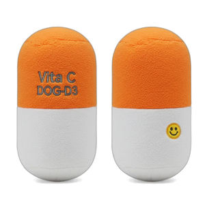 Juguete de perro de peluche vitamínico ecológico con suministros para mascotas chirriantes serie 1 - Product Image 4