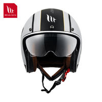 Casque ouvert unisexe moderne et populaire MT Helmets LE MANS 2 SV en ABS avec fermeture rapide, certifié ECE, pour toutes les saisons, style rétro