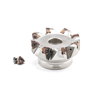 MEE190ตัวแทรกแบบ XNEX080608สองด้าน90 ° สำหรับเหล็กหล่อ/เหล็กกล้าความเร็วสูง - Product Image 2