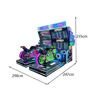 เครื่องเล่นเกมแข่งรถแบบหยอดเหรียญ 2 ที่นั่ง Crazy Speed Summit Simulator หน้าจอภาษาอังกฤษ ขนาด 42 นิ้ว - Product Image 3