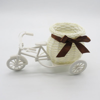 Mini Bonsaï Vélo Décoratif en Plastique, Pot de Fleurs Artificiel Écologique Moderne pour Mariages - Meilleures Ventes