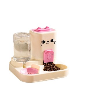 Comedero y Bebedero Automático para Gatos, Elegante, Ecológico, de PP Grande, Impermeable IPX8, Juego Completo de Utensilios para Mascotas - Product Image 1