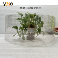 Écran Led Transparent Film Led Flexible Écran d'affichage en cristal sur les fenêtres du centre commercial verre Panneau publicitaire led adhésif