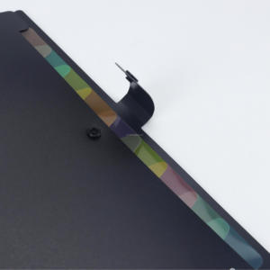 Porto Brie A4/Thư kích thước 5 túi mở rộng accordion <span class=keywords><strong>PP</strong></span> thư mục tập tin không thấm nước tài liệu tổ chức hệ thống nút Văn Phòng TrườNg - Product Image 3