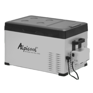 Réfrigérateur-congélateur portable Alpicool C30 <span class=keywords><strong>pas</strong></span> <span class=keywords><strong>cher</strong></span>, fabriqué en acier inoxydable, <span class=keywords><strong>pour</strong></span> voiture, remorque, glacière électrique automatique - Product Image 1