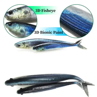 NOUVEAU Leurre Bionique Souple Imprimé 3D OEM en PVC pour Toutes les Eaux, 12cm 16cm, Leurre de Pêche en Eau Salée à Queue Fourche pour Thon et Marlin