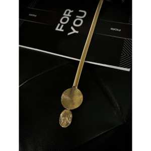 Cinturón de Mujer con Hebilla Redonda Fiori, Hebilla de Placa de Cobre, Accesorio de Moda - Product Image 1