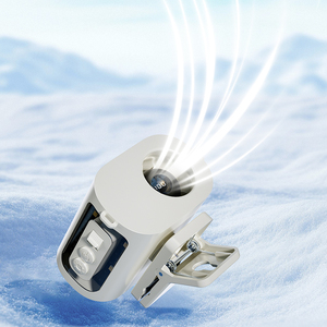 Ventilador Eléctrico Plegable sin Aspas de 3000 mAh, Ventilador Portátil con Clip para Cuello y Cintura, Carga USB, para Exteriores, Hoteles y Hogar - Product Image 4