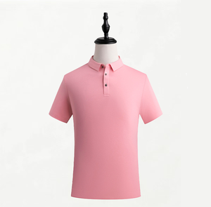 Men's <b>Navy</b> <b>Blue</b> Short Sleeve <b>Polo</b> <b>Shirt</b> 100% Cotton Pique Knitted Anti-Wrinkle Solid Color Smart Casual Regular Fit - Product Image 4
