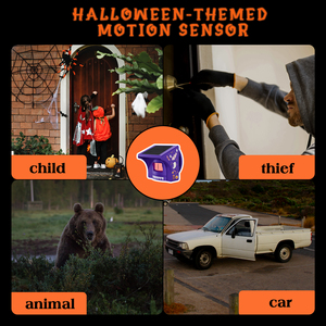 Năng lượng mặt trời đường lái xe báo động Halloween Trang trí phát hiện chuyển động với âm nhạc ma quái, ý tưởng quà tặng cho chủ nhà - Product Image 3