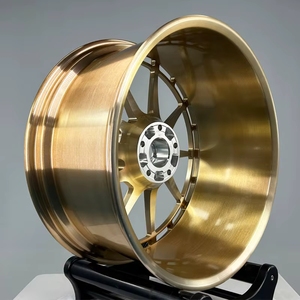 Jantes de course forgées monobloc SY-1019 Or Brossé 5x112 5x114.3 en alliage 6061-T6 pour Chery FD2 - Product Image 5