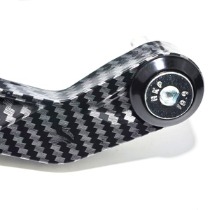 Protector de Manos para Motocicleta, Pieza Universal para Moto, Protector de Manos con Patrón de Fibra de Carbono para Freno y Embrague - Product Image 5