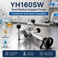 Benchtop Hydraulic Pressure Calibrator Pump YH160SW 0-60MPa Reliable Calibration Source for Multi-port Gauge Measurement