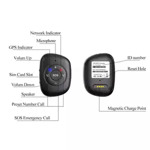 Hi-Fi แบบสองทางโทรด้วยเสียง4G Sos Gps Personal Locator Gp100อุปกรณ์สอดแนม4G