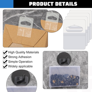 Onglet adhésif triangulaire avec trou - Product Image 5