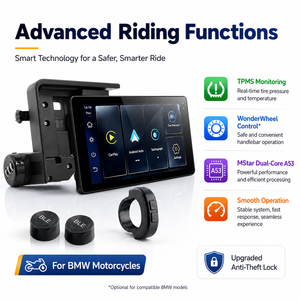 Système de navigation GPS pour moto BMW, écran tactile 6,5 pouces, Android Auto, étanche IP67, navigation d'aventure - Product Image 2