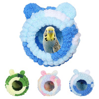 Nid d'oiseau en peluche chaud d'hiver, rond, pour perroquet, jouets pour oiseaux, nid pour perruche, lit pour calopsitte, hamac pour oiseaux pour perroquets