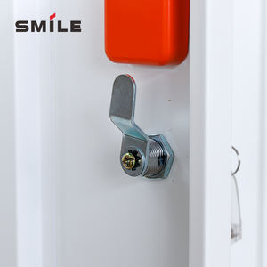 Chnwחיוך 3-דלת מתכת נתיק נייד ארונות חדר כושר דירה ארון נעילה עבור מזוודות בית הספר - Product Image 5