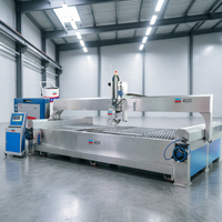 Machine de découpe à jet d'eau CNC 5 axes pour pierre, marbre, granit, machine de découpe à jet d'eau haute pression