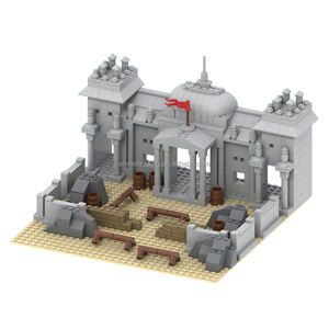 MOC Militaries Scene, El Caída de Berlín, Kit de Construcción de Ladrillos, Modelo de Simulación de Guerras, Juguetes Educativos Creativos DIY para <span class=keywords><strong>Niños</strong></span>, MOC5071 - Product Image 2