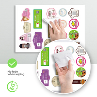 Kertas Stiker untuk Printer Inkjet & Laser 500 Lembar Matt Tahan Air Anti Gores Ukuran 8.5''x11'' Untuk Penggunaan di Toko Kelontong