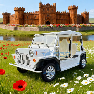 Voiture électrique de tourisme rétro à double rangée de sièges, couleur personnalisable, cabine spacieuse, carrosserie en acier stable et durable, véhicule de tourisme haut de gamme XCEGO - Product Image 5