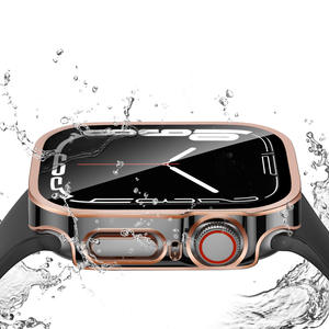 Vetro impermeabile + cover rigida per IWatch 7 <span class=keywords><strong>6</strong></span> 5 4 SE Protezione schermo per <span class=keywords><strong>Apple</strong></span> <span class=keywords><strong>Watch</strong></span> 45mm 44mm 40mm 41mm - Product Image 5