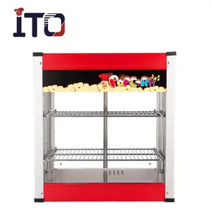 Hot Sale Commercial Food Warmer Big Popcorn Machine/Popcorn Warming Showcase