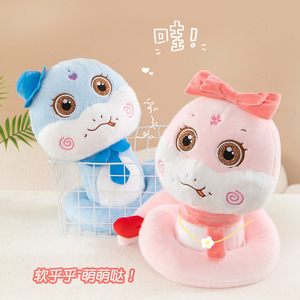 Juguete de Peluche de Serpiente para Parejas, Diseño de Año Nuevo, Material Ecológico, Muñeco Divertido, Animal de Dibujos Animados, Venta al Por Mayor - Product Image 4