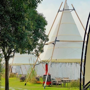 Tende per Matrimoni e Decorazioni per Eventi Impermeabili Tipi Teepee in <span class=keywords><strong>Bambù</strong></span> - Product Image 2