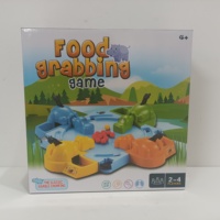 Jeu de société éducatif en plastique pour enfants : Hippopotames affamés interactifs avec perles à enfiler