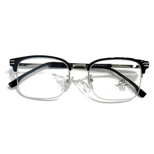 Gafas Ópticas de Media Montura 31162, Montura Extra Ancha, Protección Contra Luz Azul, Lentes de PC Unisex, Origen Taizhou - Product Image 1