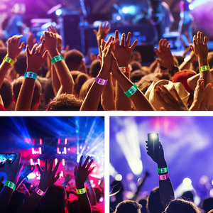 Pulsera LED Activada por Sonido con Banda Luminosa para Eventos Festivos, Conciertos y Música de Navidad y Año Nuevo - Product Image 3