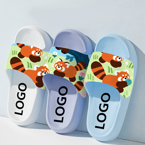 Nueva moda Casual <span class=keywords><strong>Panda</strong></span> rojo tendencia baño mujeres personalidad playa sandalias delicadas diapositivas zapatillas - Product Image 2