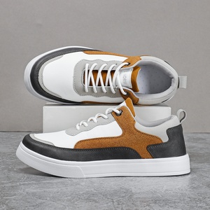 <span class=keywords><strong>JOYTIME</strong></span> 2025 Nouvelles Chaussures de Course Décontractées pour Hommes Légères en Cuir Synthétique à Lacets avec Doublure en Maille et Embout Rehaussant Rayé en EVA - Product Image 3