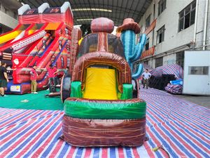 Videur de <span class=keywords><strong>château</strong></span> gonflable de style commercial du Mexique avec toboggan Combo Western cowboy Bouncy Castle Jumper Bounce House <span class=keywords><strong>à</strong></span> <span class=keywords><strong>vendre</strong></span> - Product Image 5